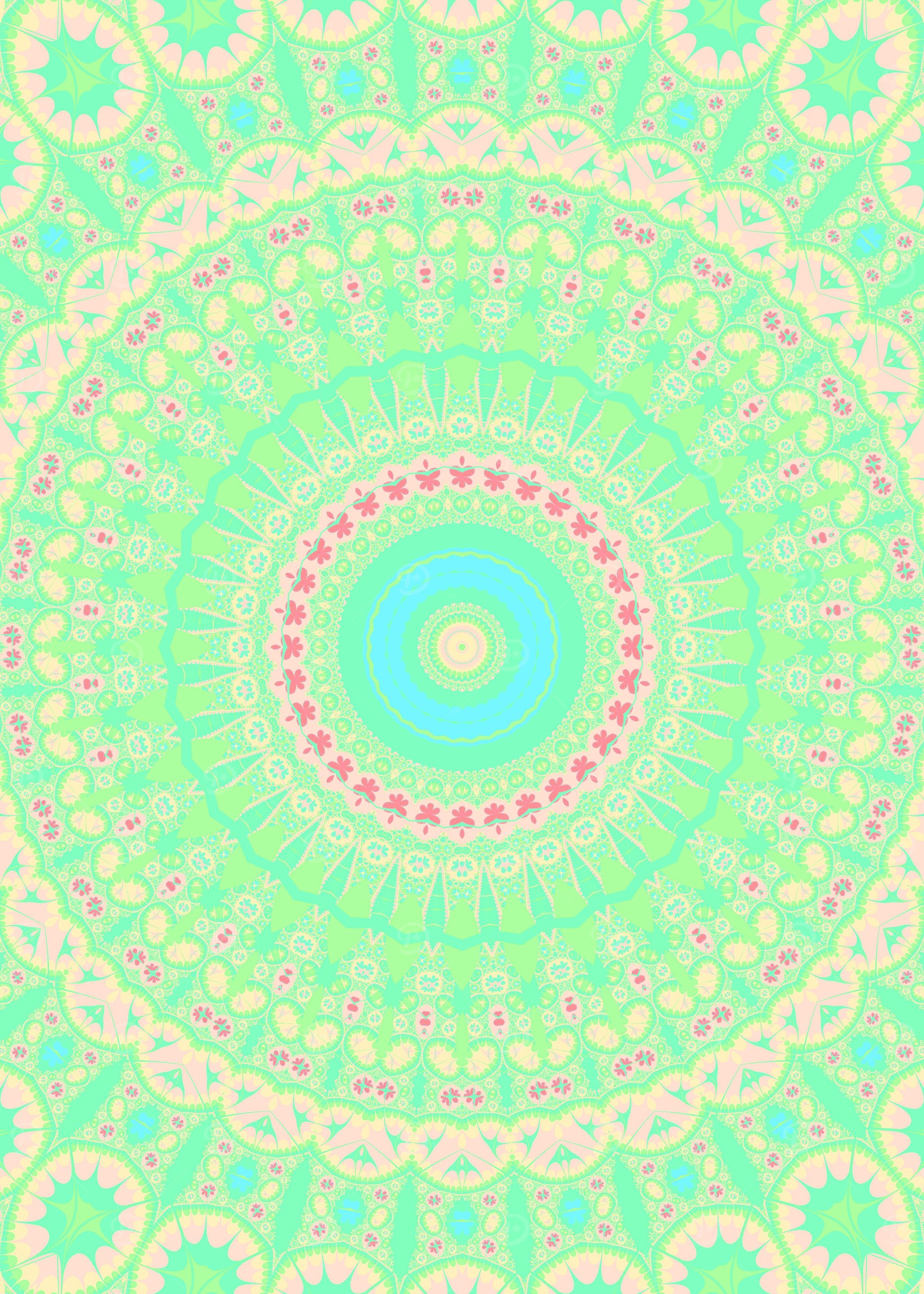Groovy Funky Bold Mandala