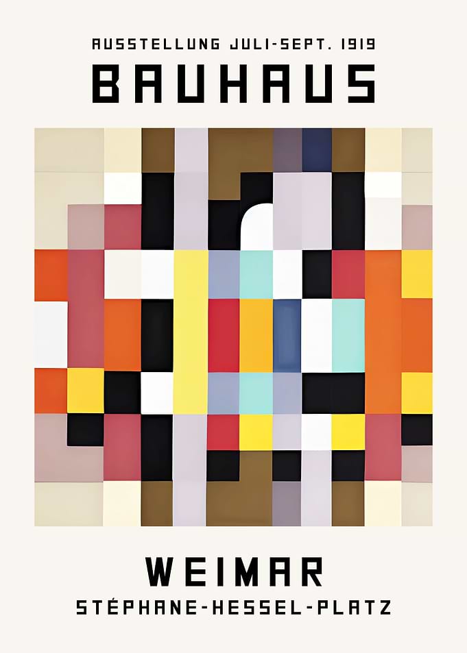 Bauhaus Weimar Poster