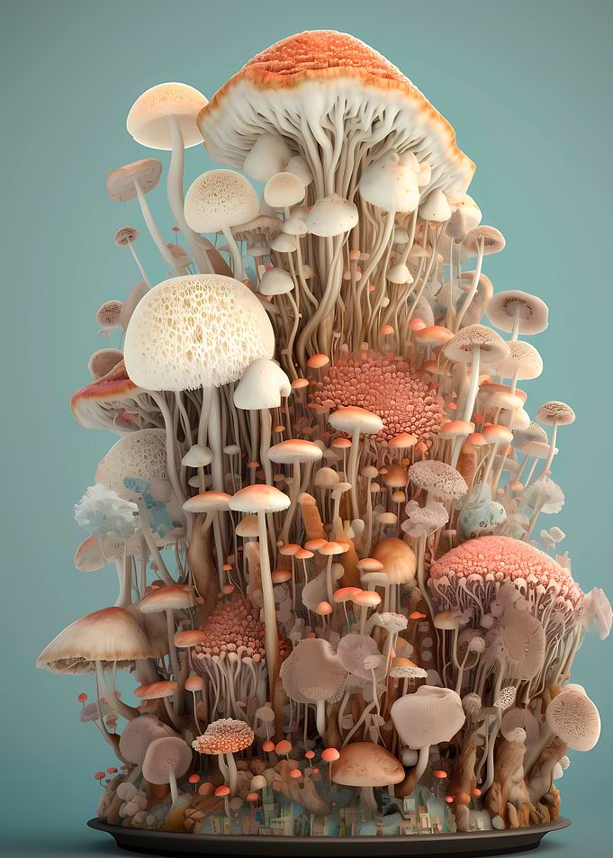Mashroom plate