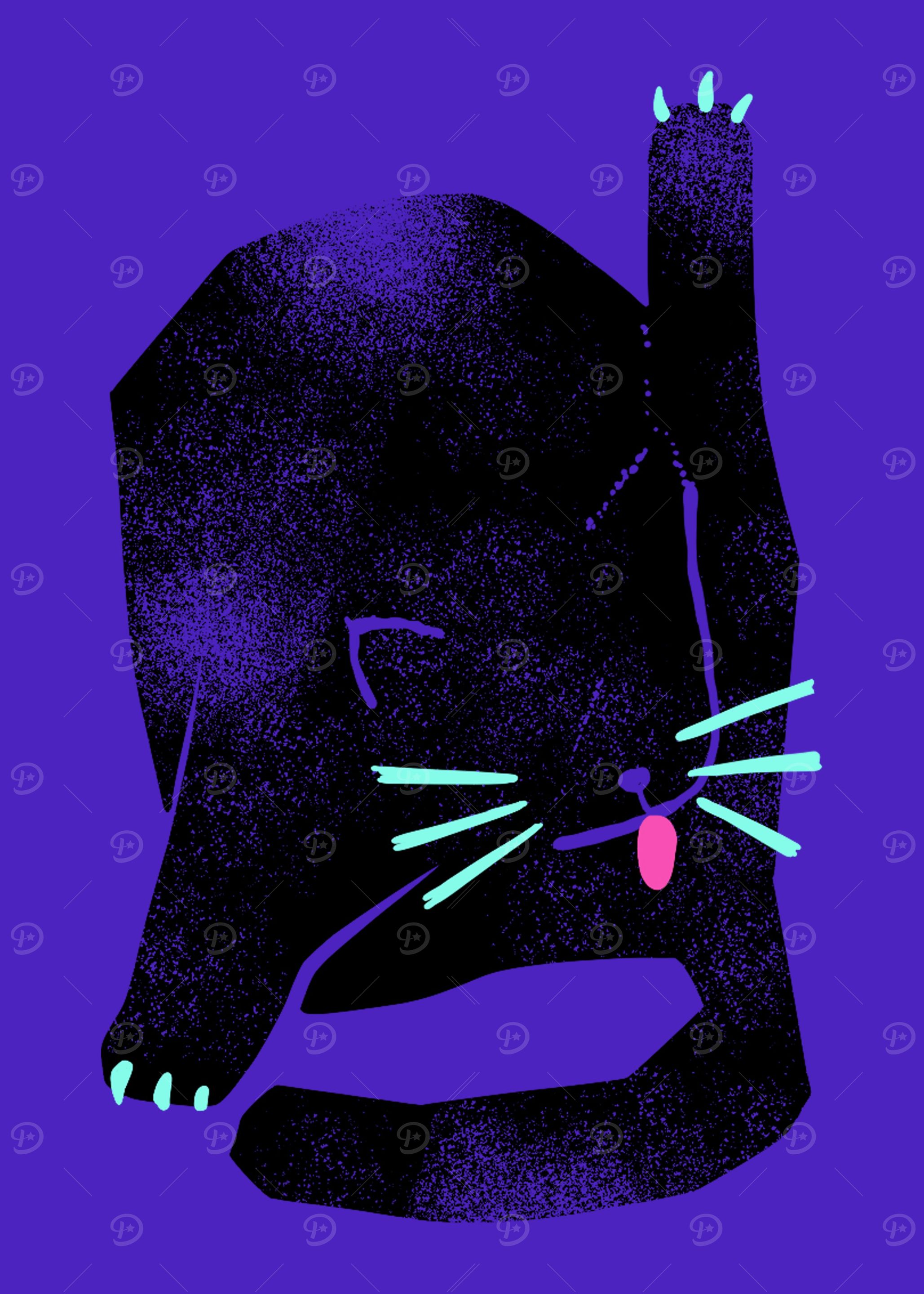 lazy cat