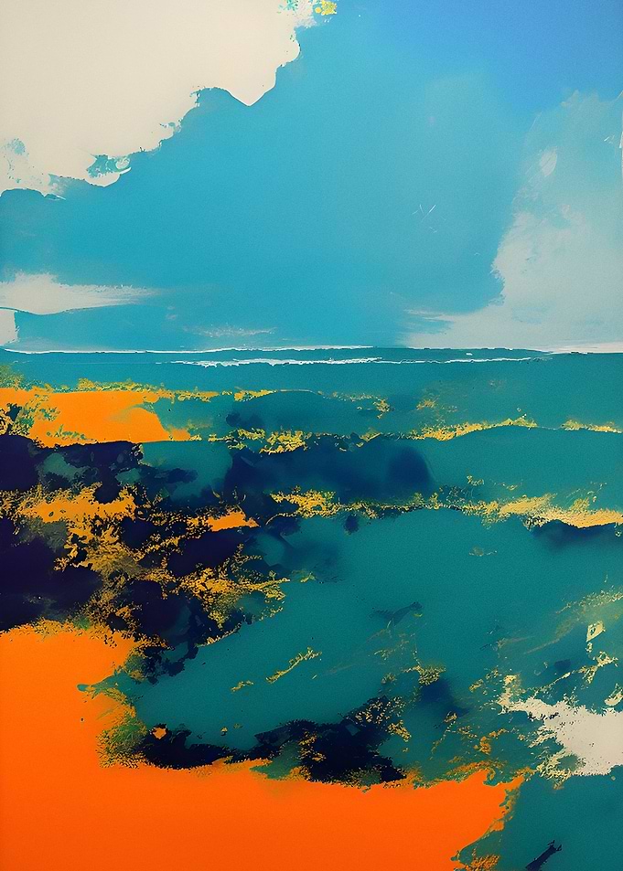 Mid Century Modern Ocean