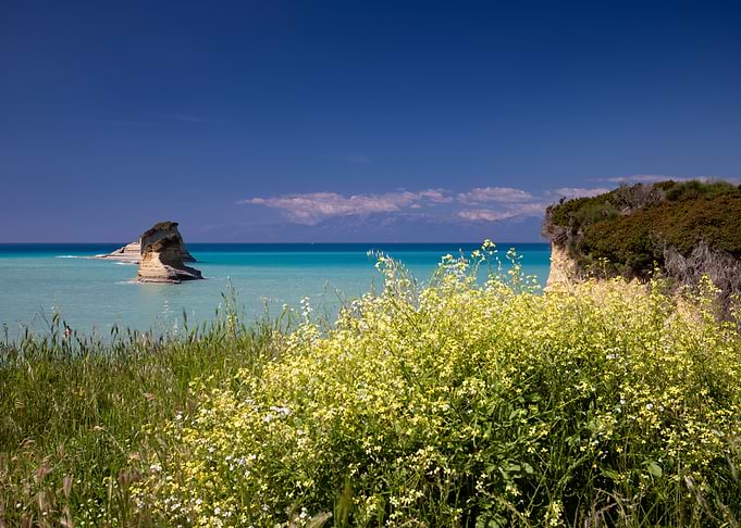 Seascape on a Corfu Island