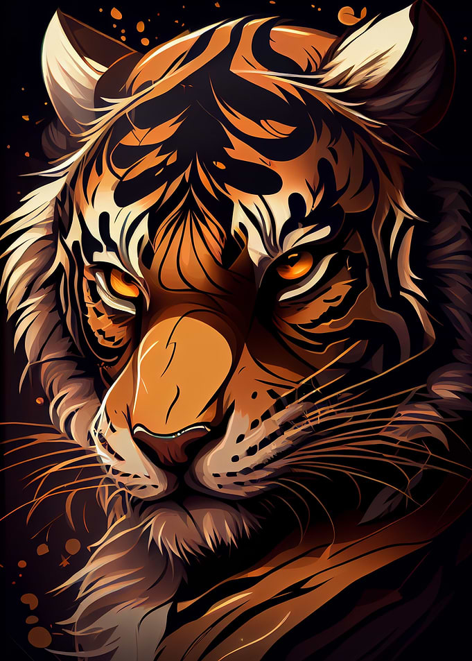 Cute Tiger Animal Cartoon