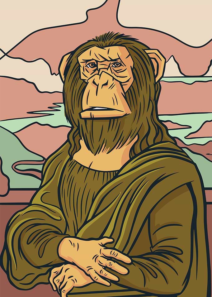 Monkey Mona Lisa