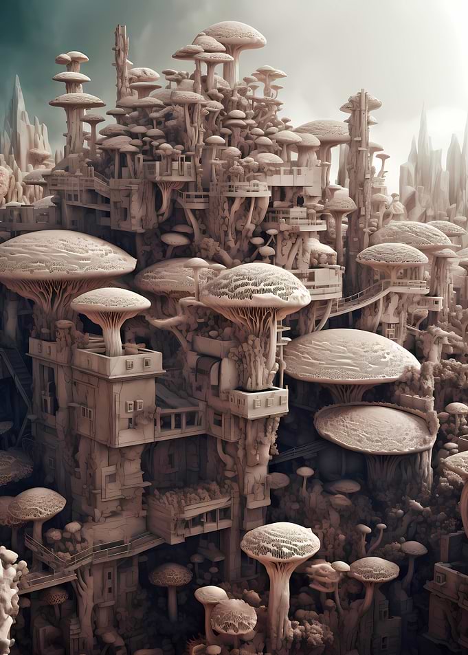 Mushroom bio castle