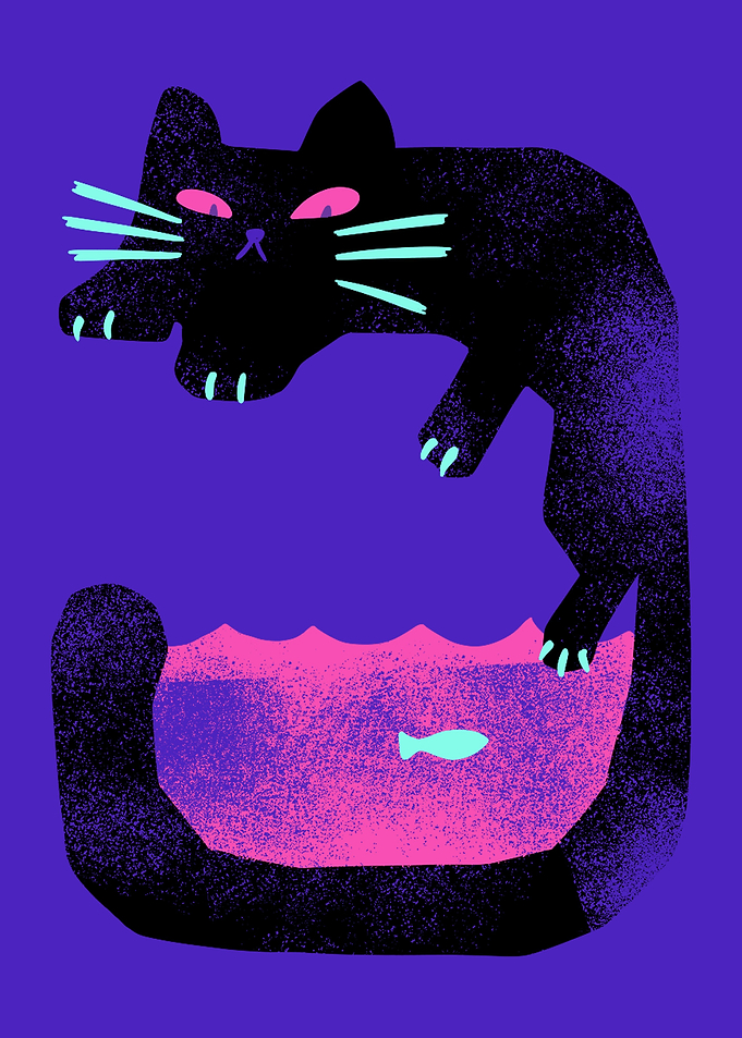 lazy cat