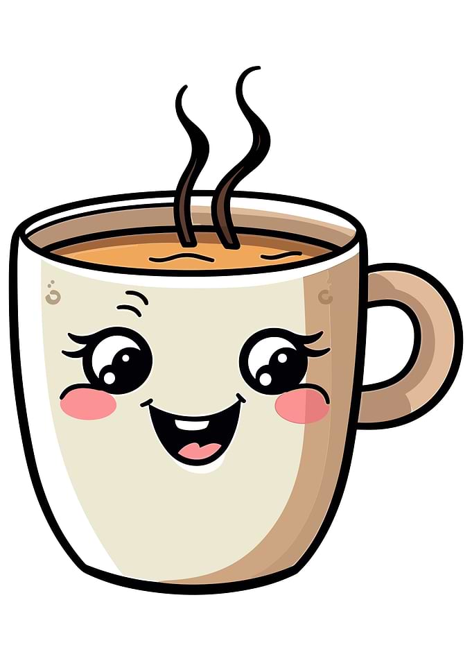 Cute Coffee Cup Delight