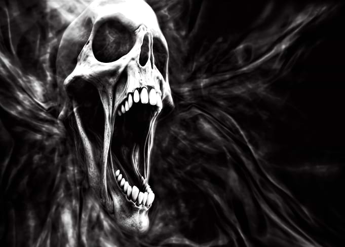 Angry Night Skull Two