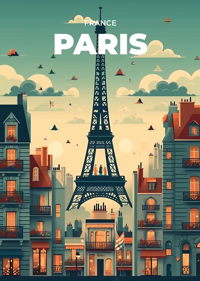 Paris Minimalistic City