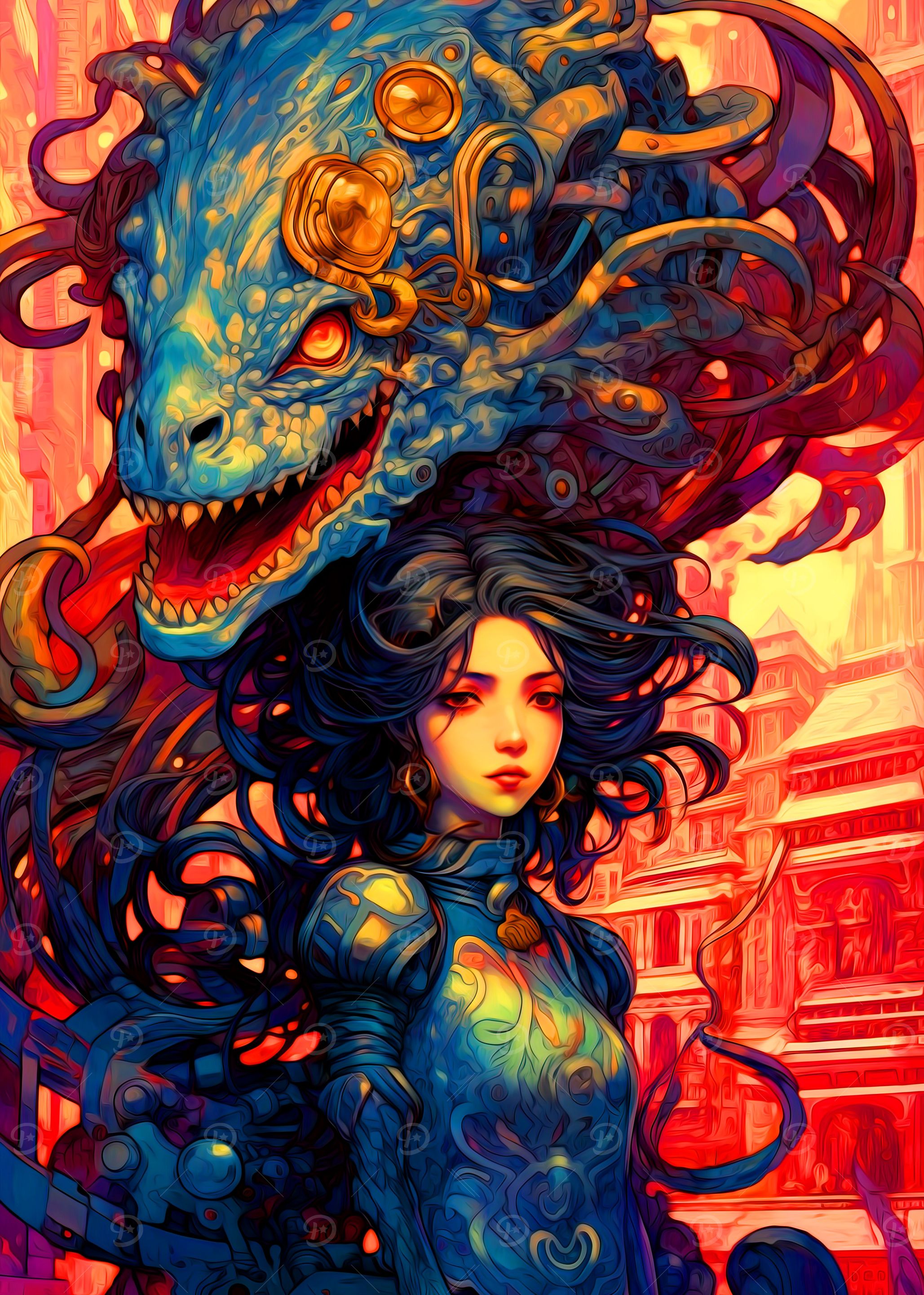 Girl and Monster
