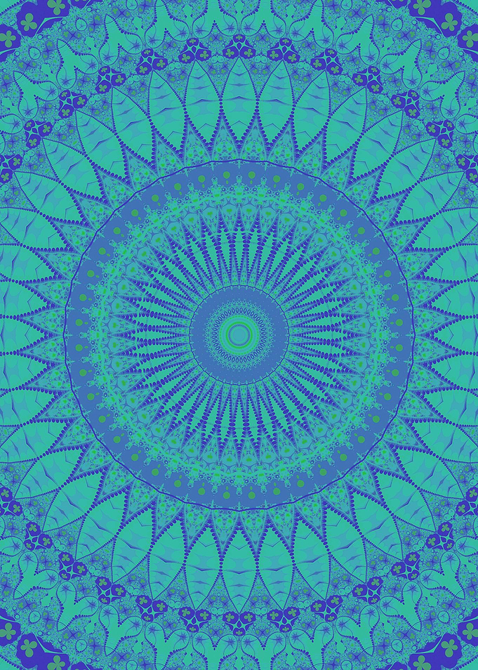Boho Funky Trippy Mandala