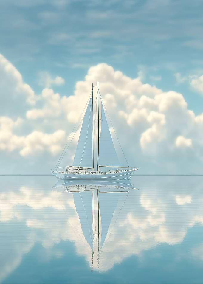 Sailboat on the beach