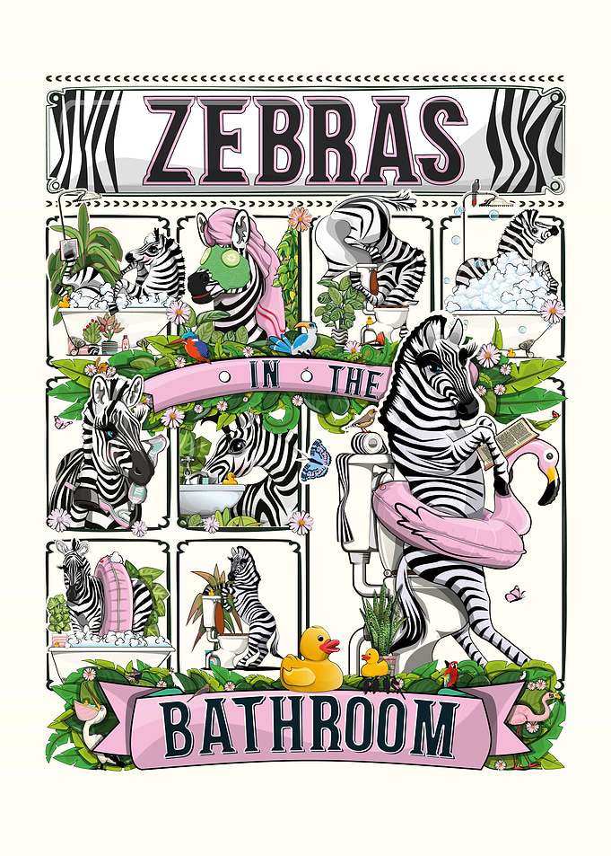 Zebras in the Bathroom
