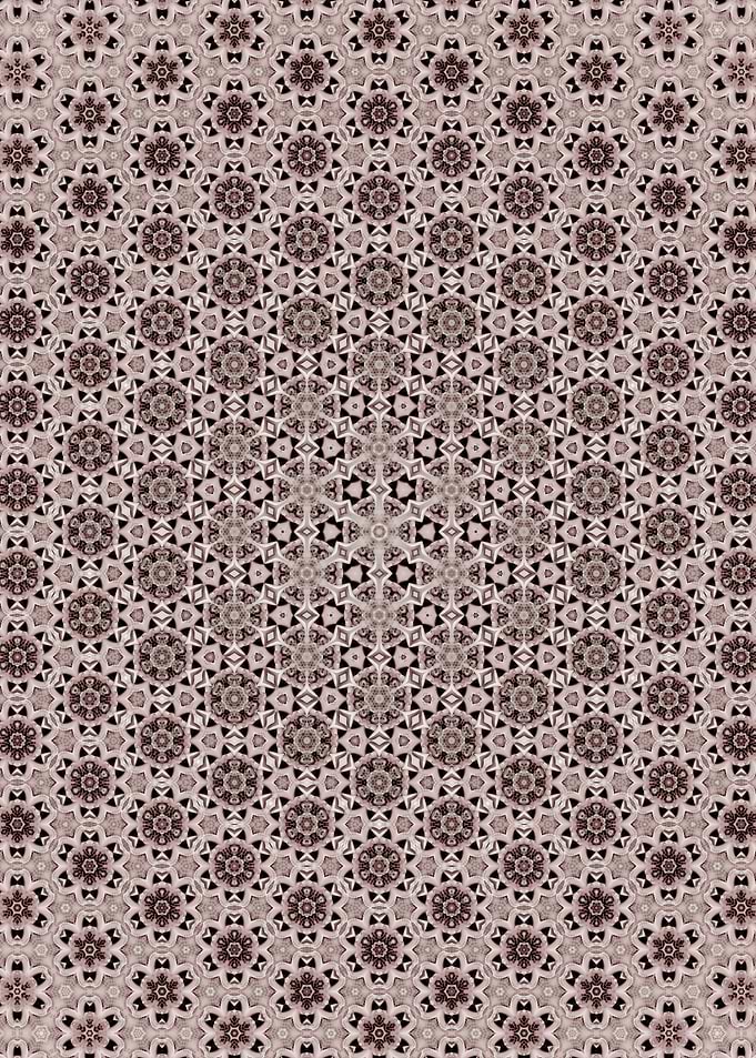 Dusty pink morph pattern