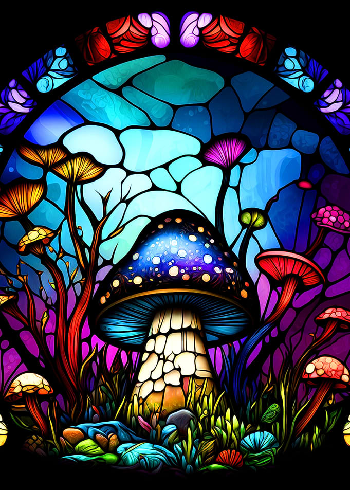 Colorful Mushroom