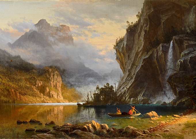 Indians Spear Fishing 1862