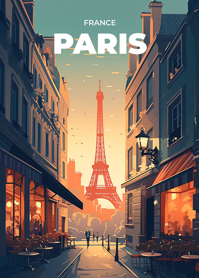 Paris Minimalistic City