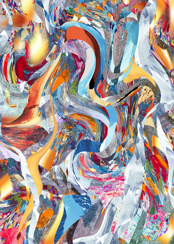 Abstract collage