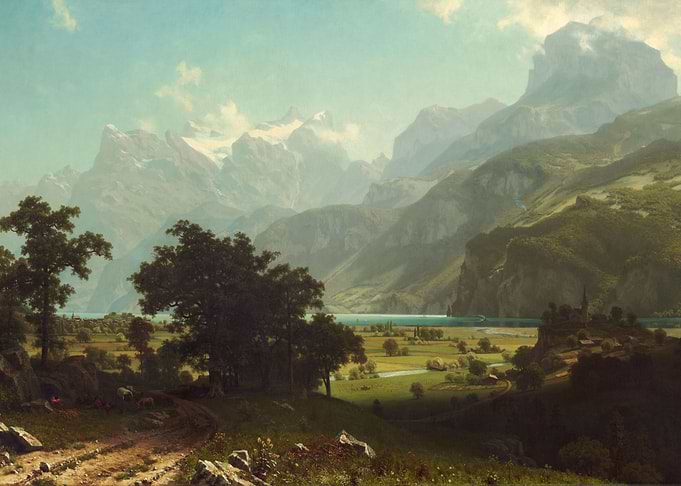 Lake Lucerne 1858 Bierstad