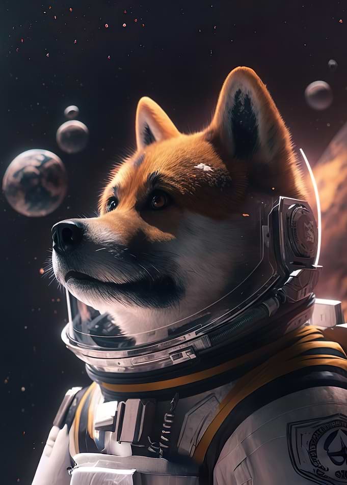 Shiba Astronaut