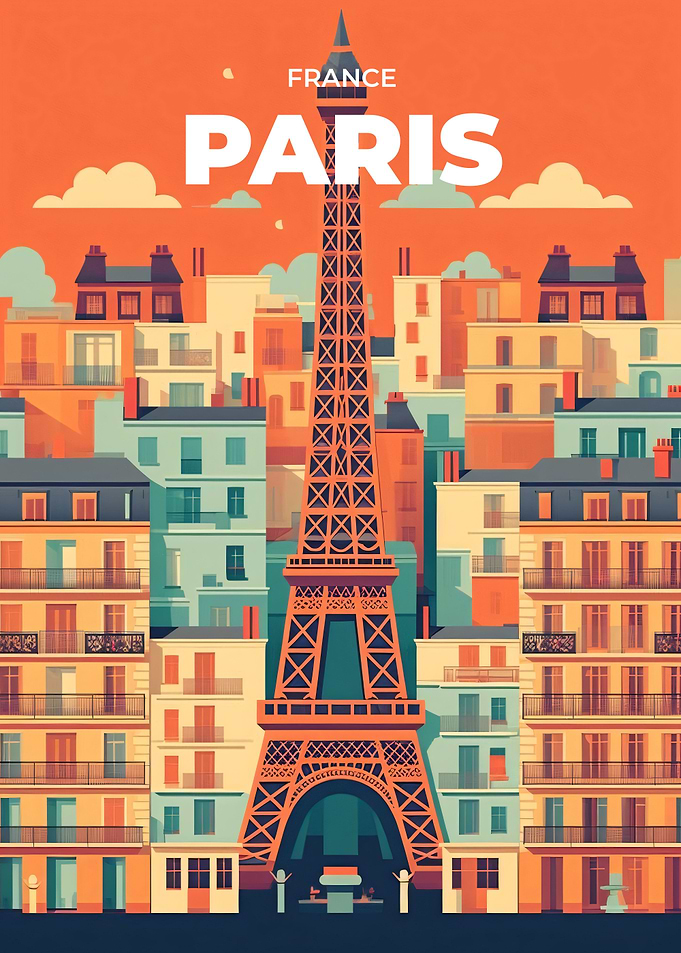 Paris Minimalistic City