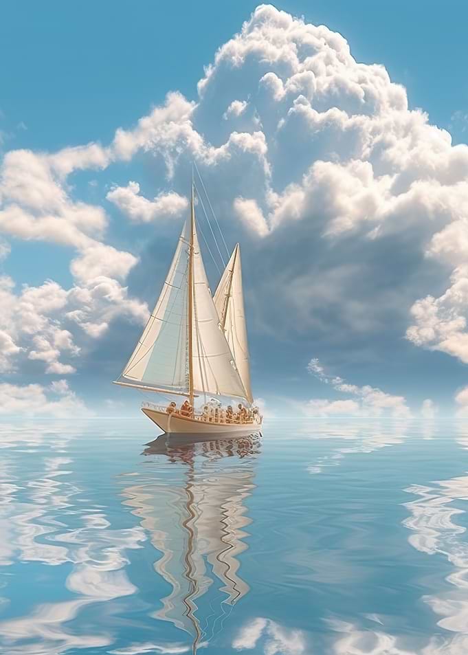 Sailboat on the beach