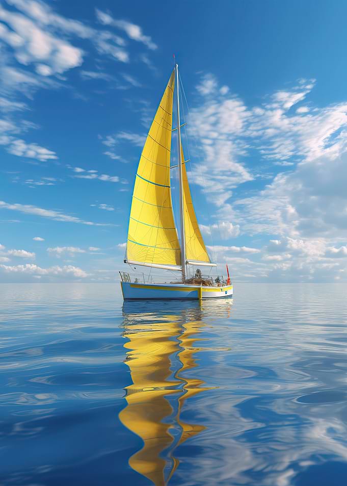 Sailboat on the beach
