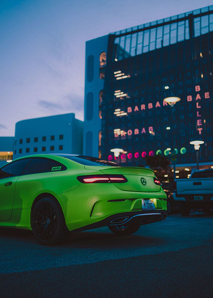 Green Mercedes