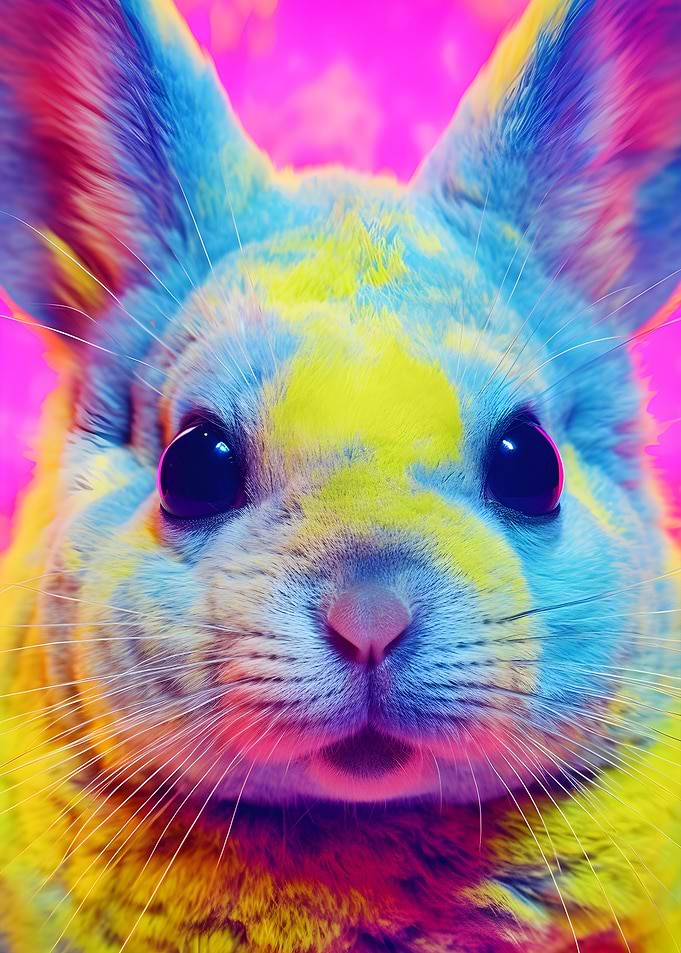 Colorful UV Chinchilla