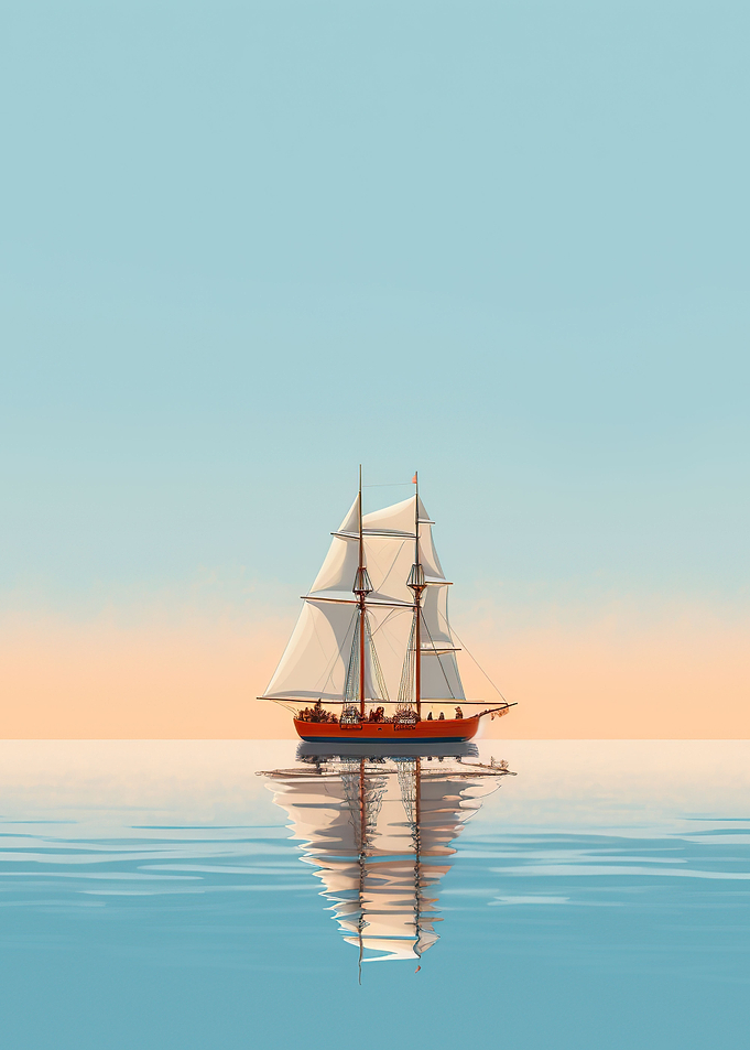 Sailboat on the beach