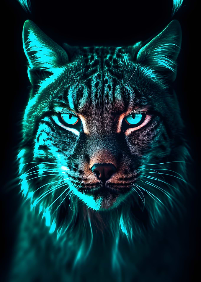 Black Light UV Spirit Lynx