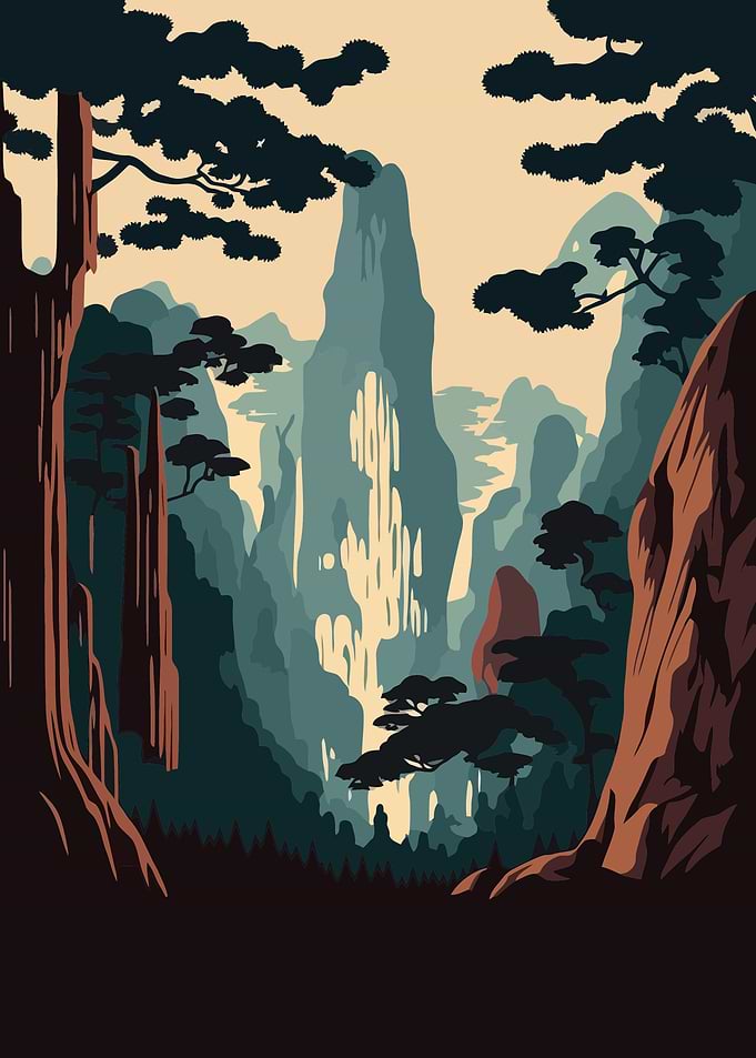 Zhangjiajie national fores