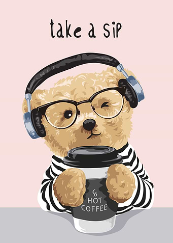 Teddy Vintage Poster