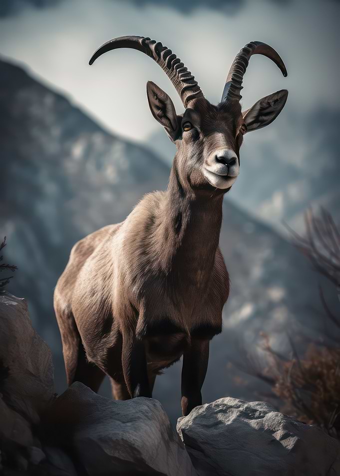 Beautiful ibex