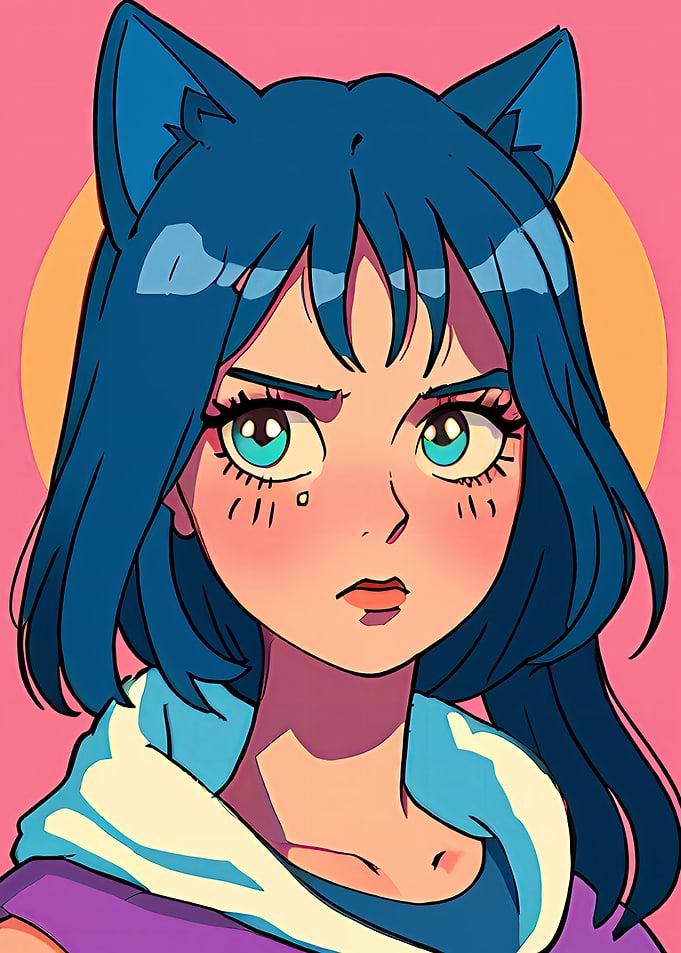 Cyber Cat Girl