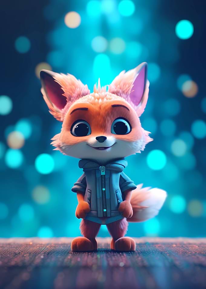 Anthropomorphic Fox
