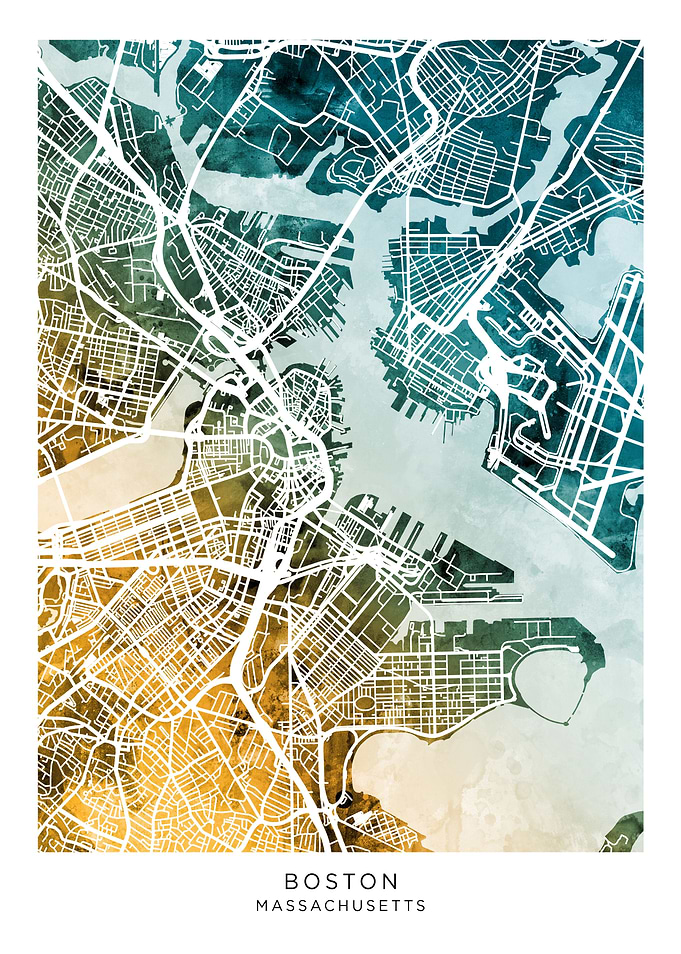 Boston Massachusetts Map