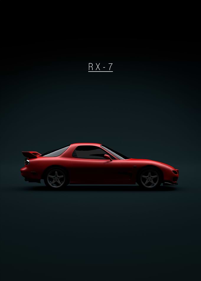 Mazda RX7 1999 Red