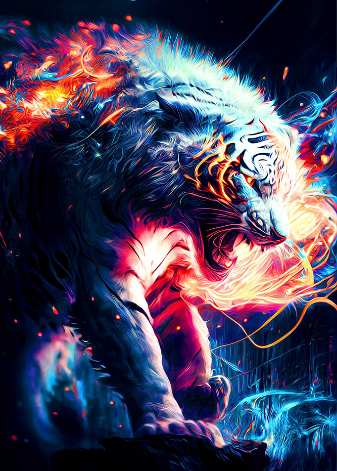 Colorful Tiger