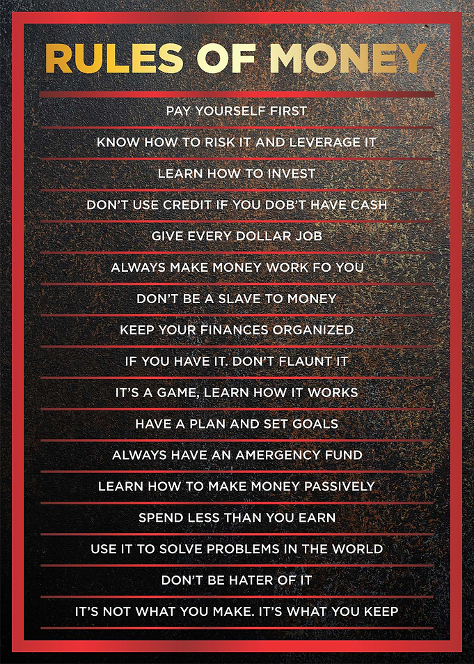 rules of money