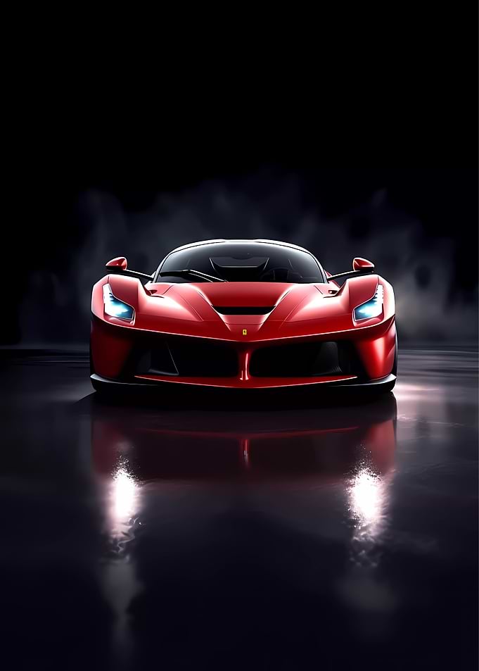 Red Ferrari LaFerrari