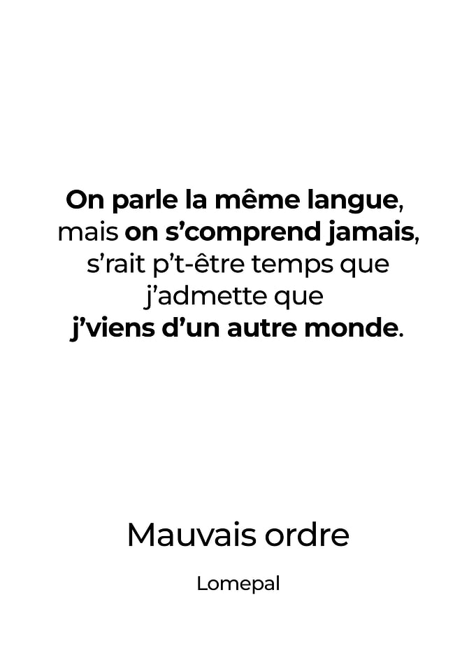 Lomepal Affiche Poster