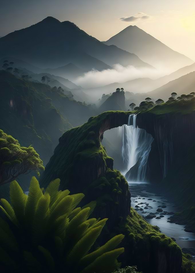 mountains moist