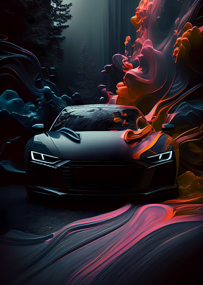 Black Audi R8