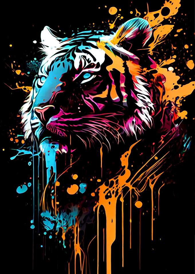Colorful Tiger