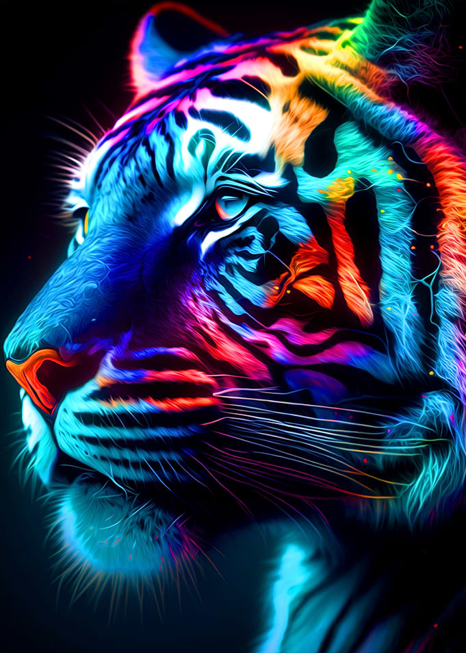 Colorful Tiger