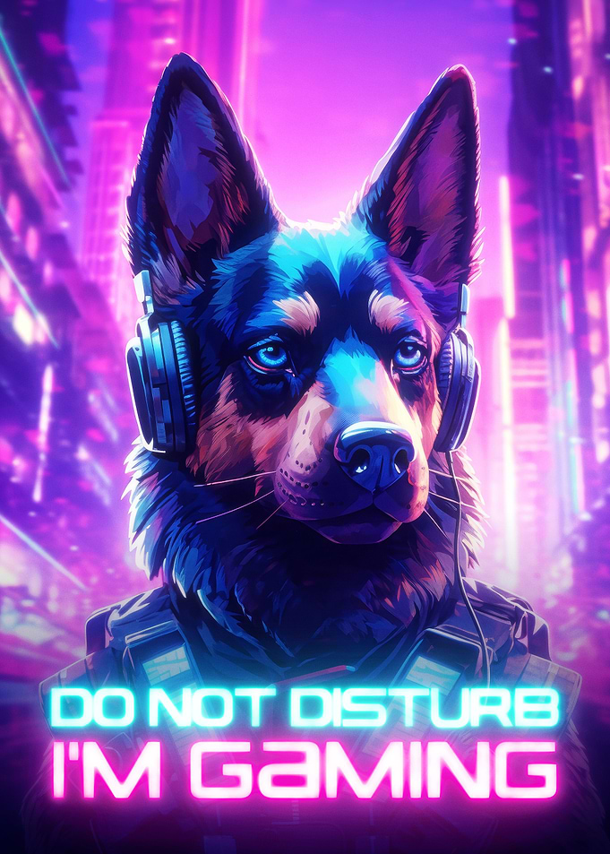 German Shepherd Gaming