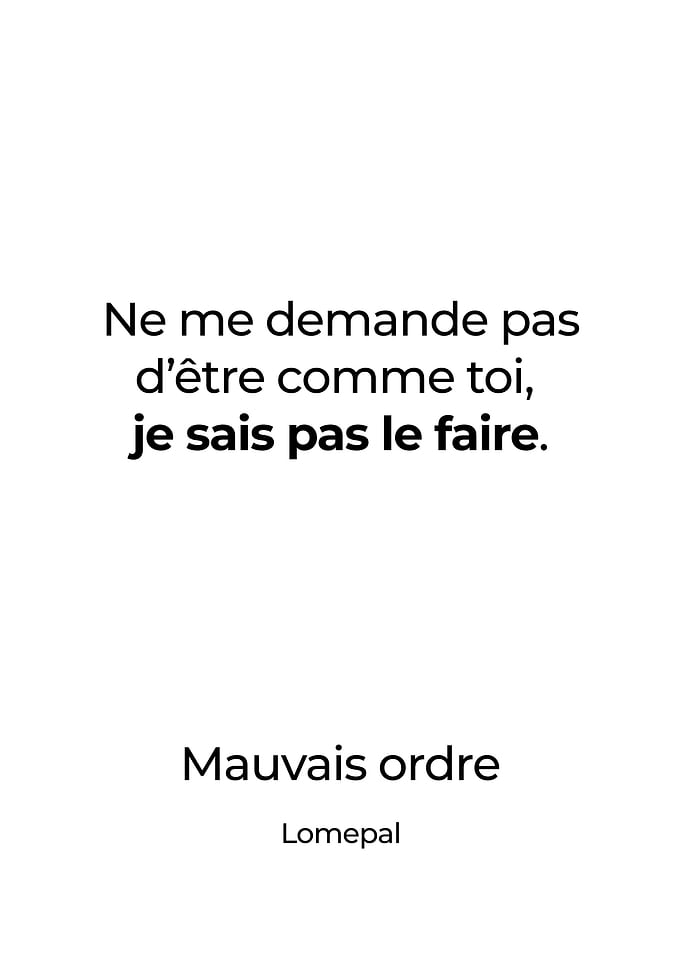 Lomepal Affiche Poster
