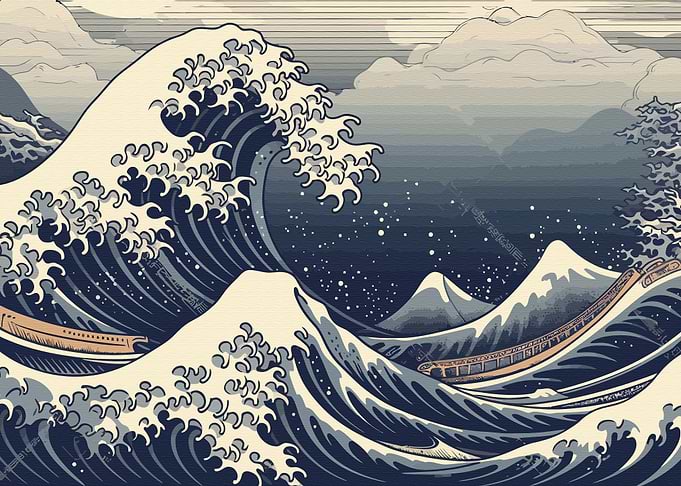Great Japanese wave