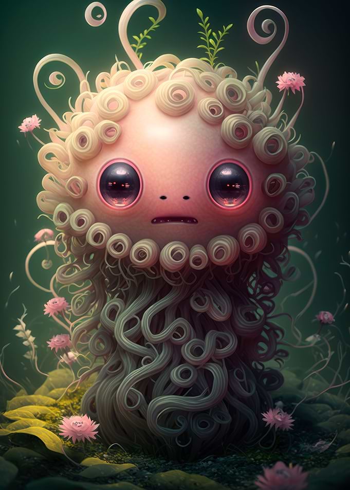 Cute Chthonian Kawaii Yeb